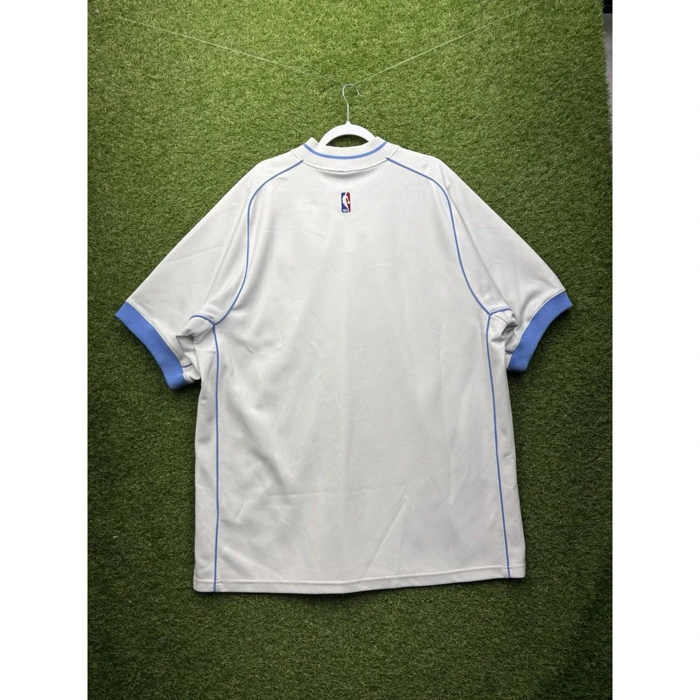 Vintage Nike Denver Nuggets Warm Up Shirt Mens 2XL Shooting 1/4 Zip Authentic